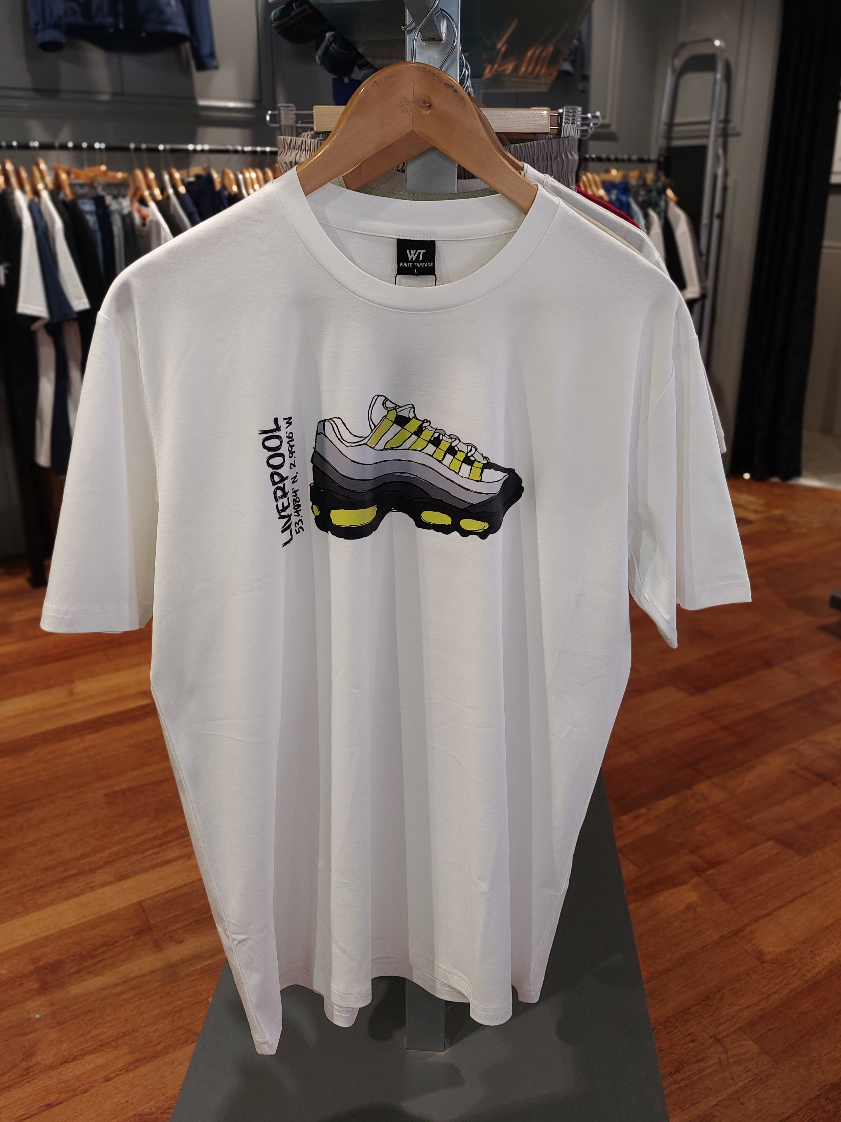 White Threads 110 Neon T-Shirt - White